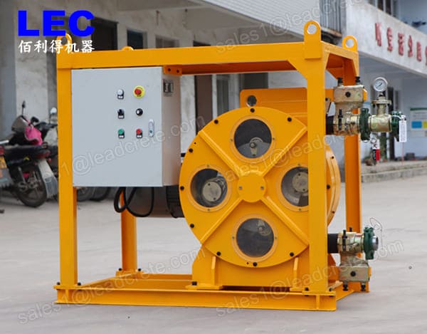 Hose pump for pumping gold mining slime