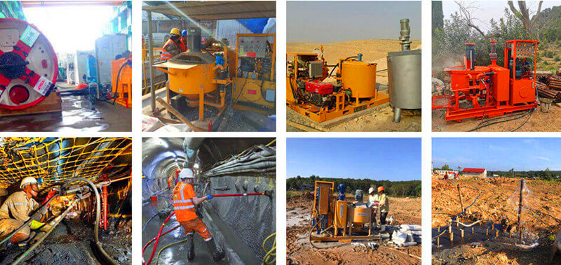 grouting equipment application