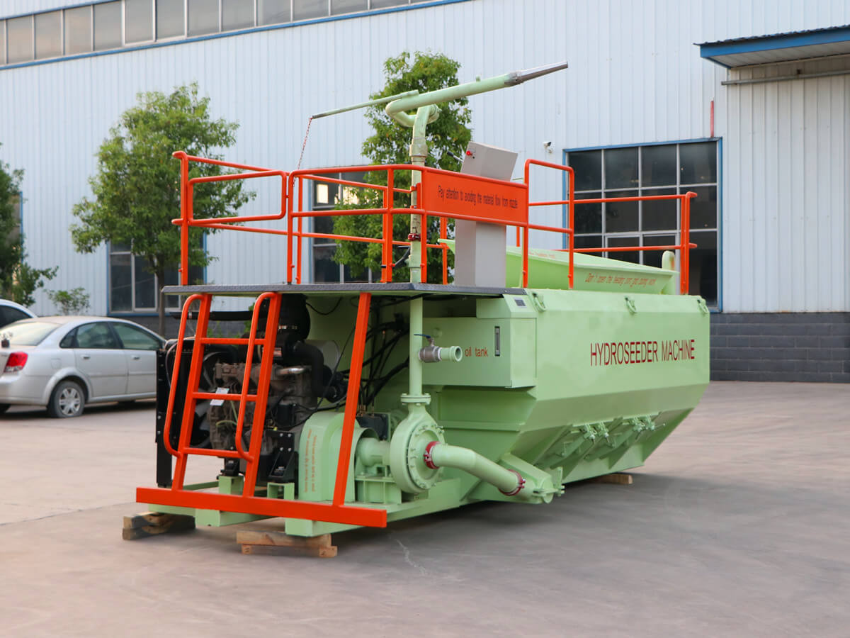 hydroseed machine for landscape ecological restoration