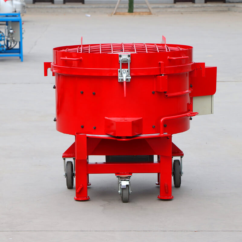 castable refractory pan mixer