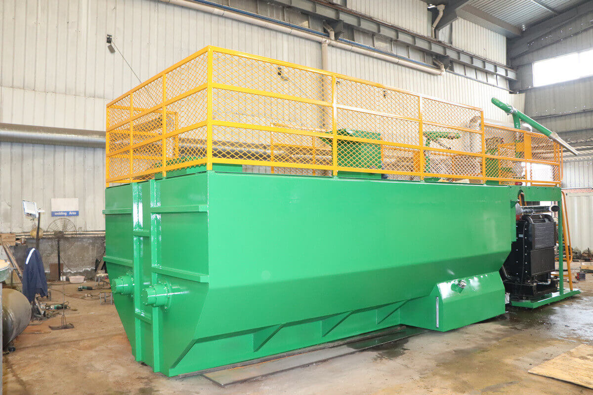 hydroseeder for gold mine restoration