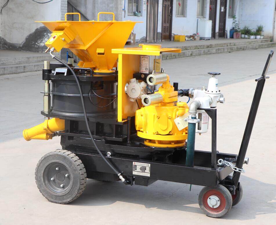 maintenance of shotcrete machine