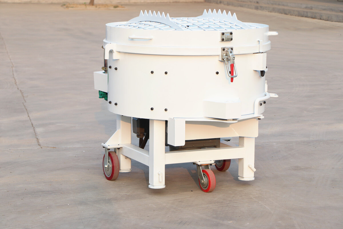 refractory castable pan mixer