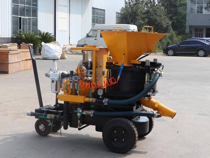 repair of shotcrete machine