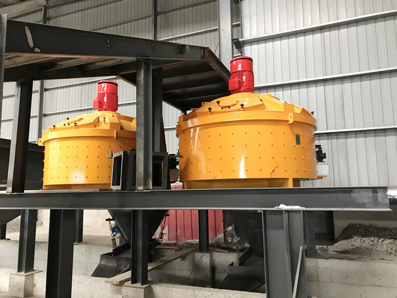 planetary mixer for precast concrete plant