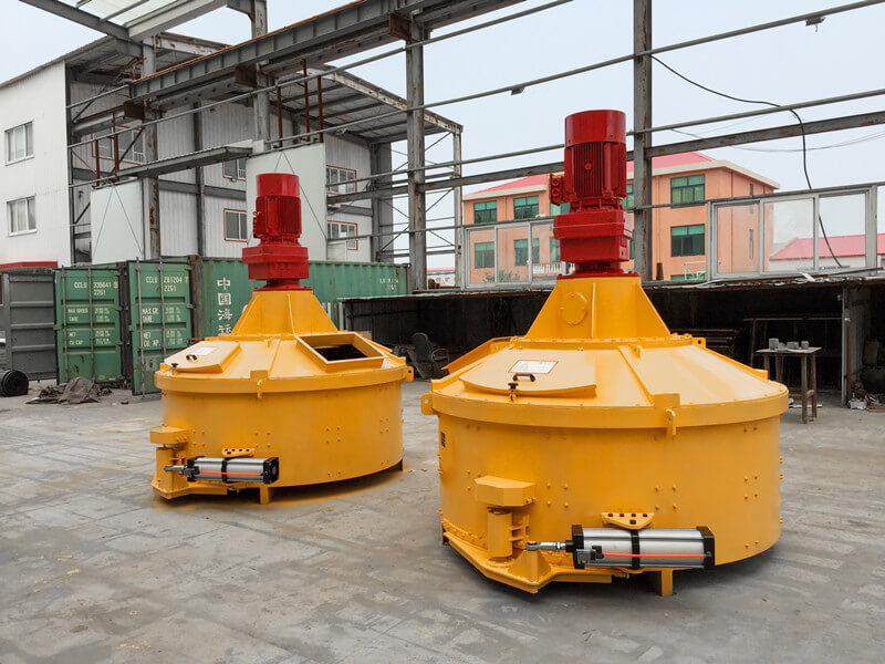 planetary precast concrete mixer