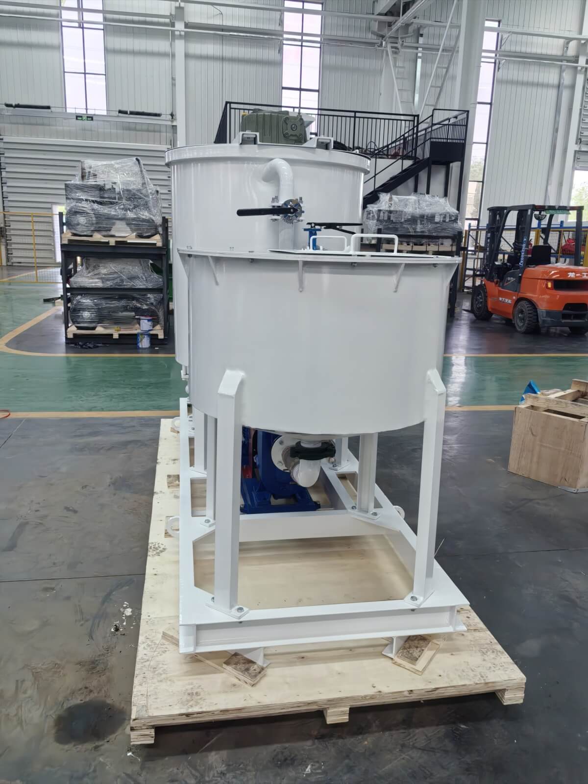 compact grout mixing injection plant