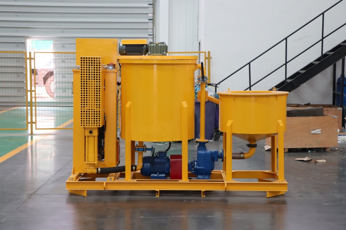grouting station for tunnel project