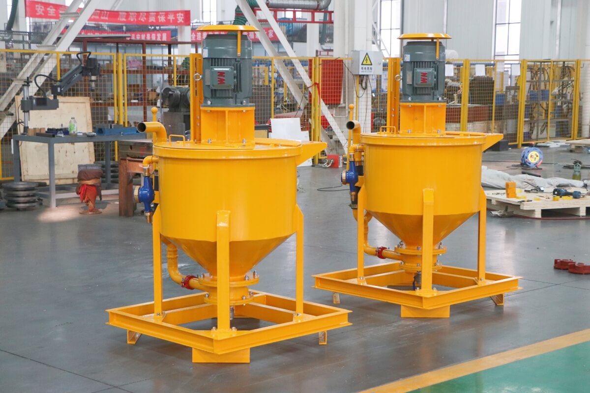 Small colloidal grout mixer