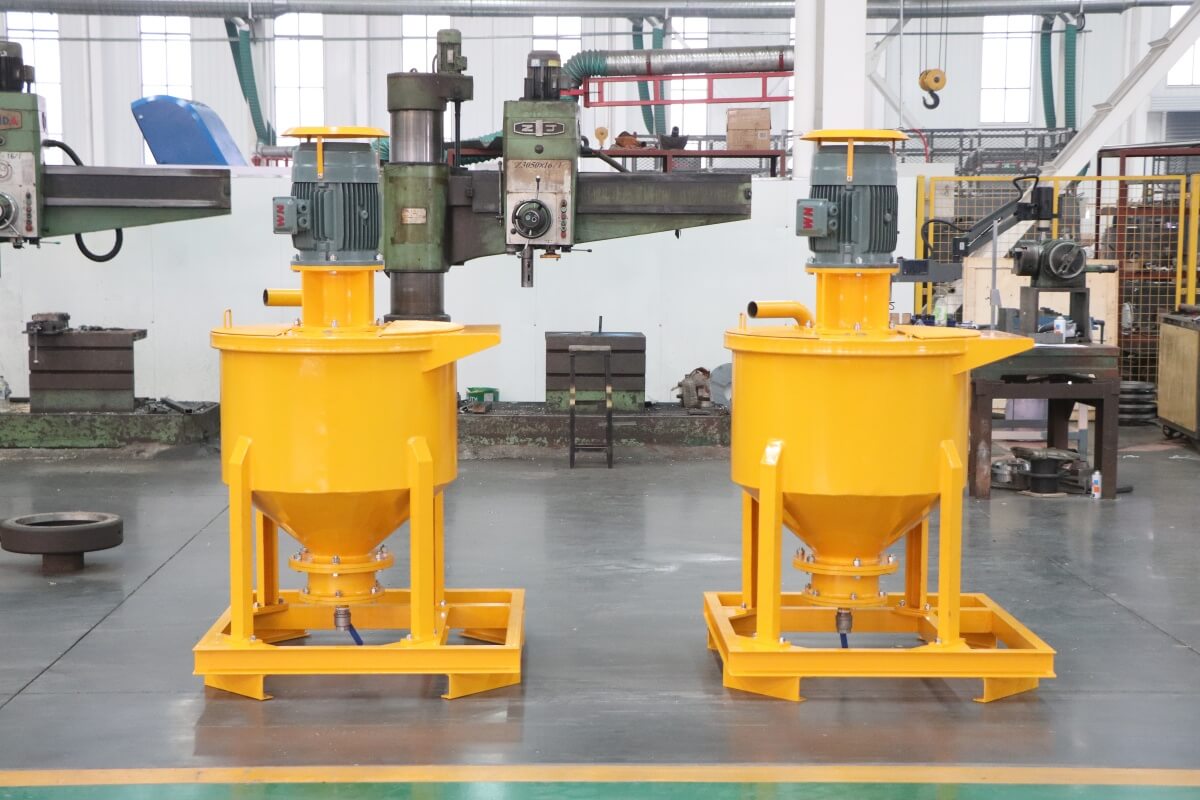 Small high shear grout mixer