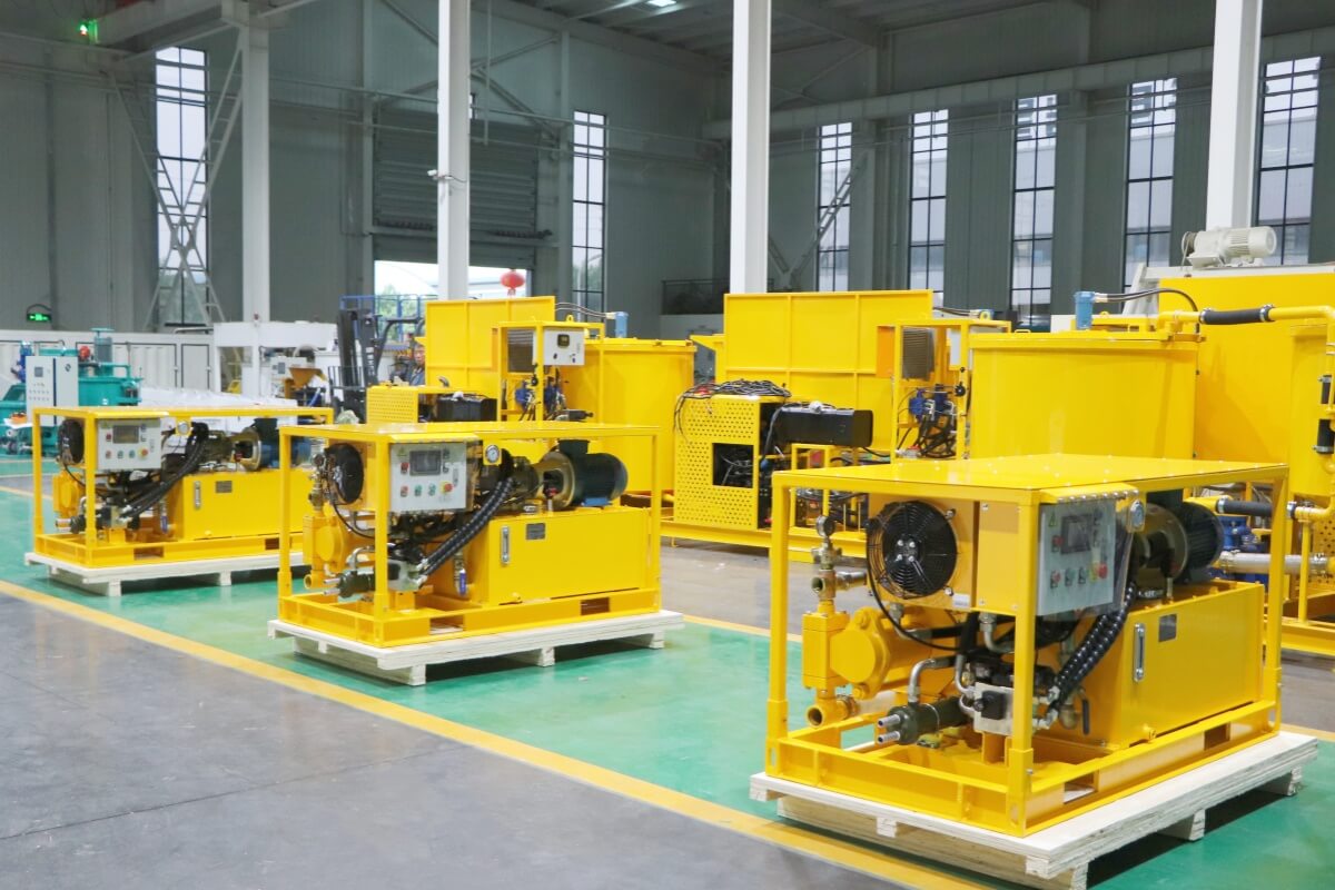 double cylinder grouting pump