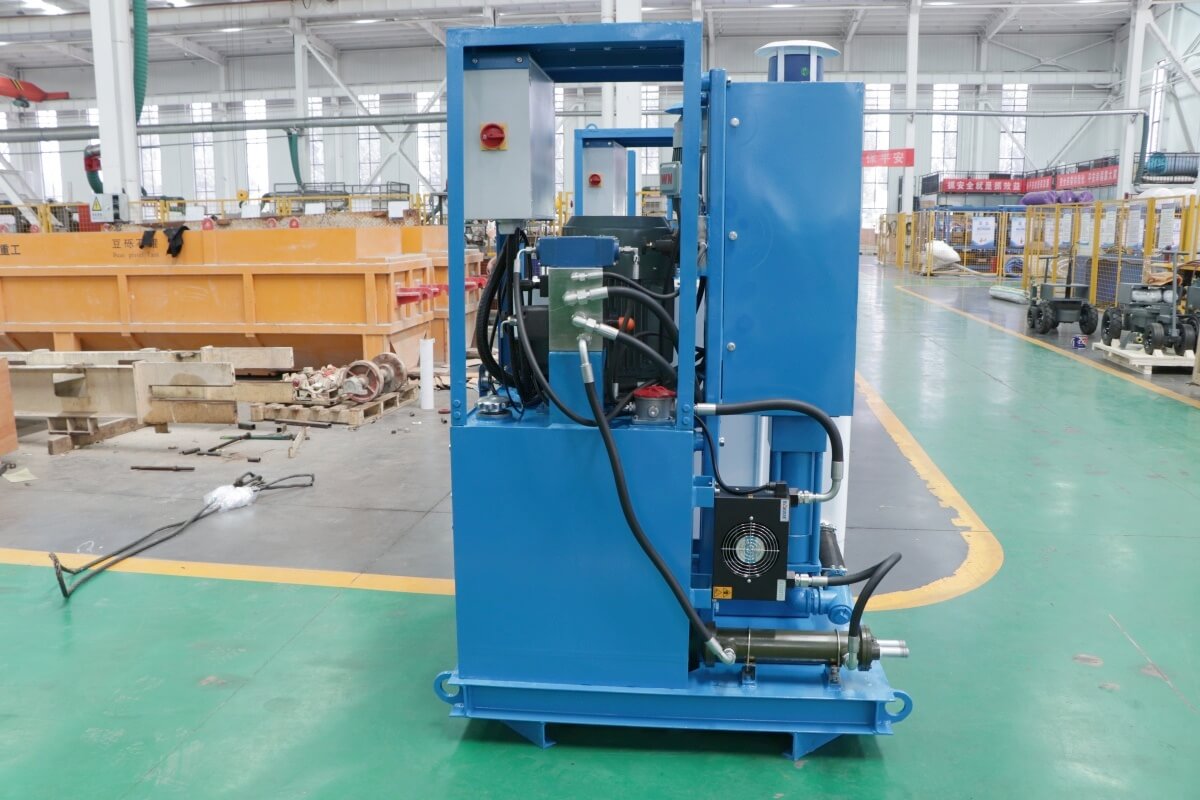 grout injection plant for rock cavities