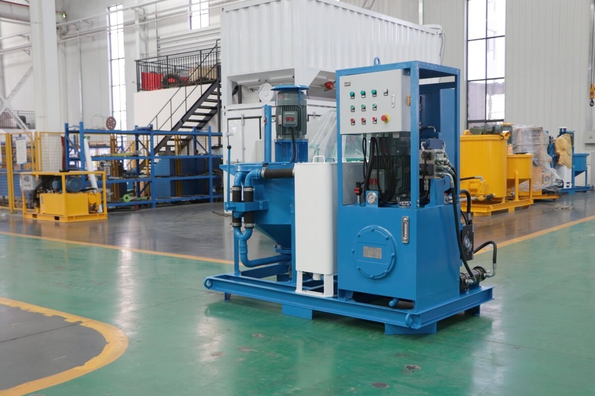 grouting machines for rock cavities