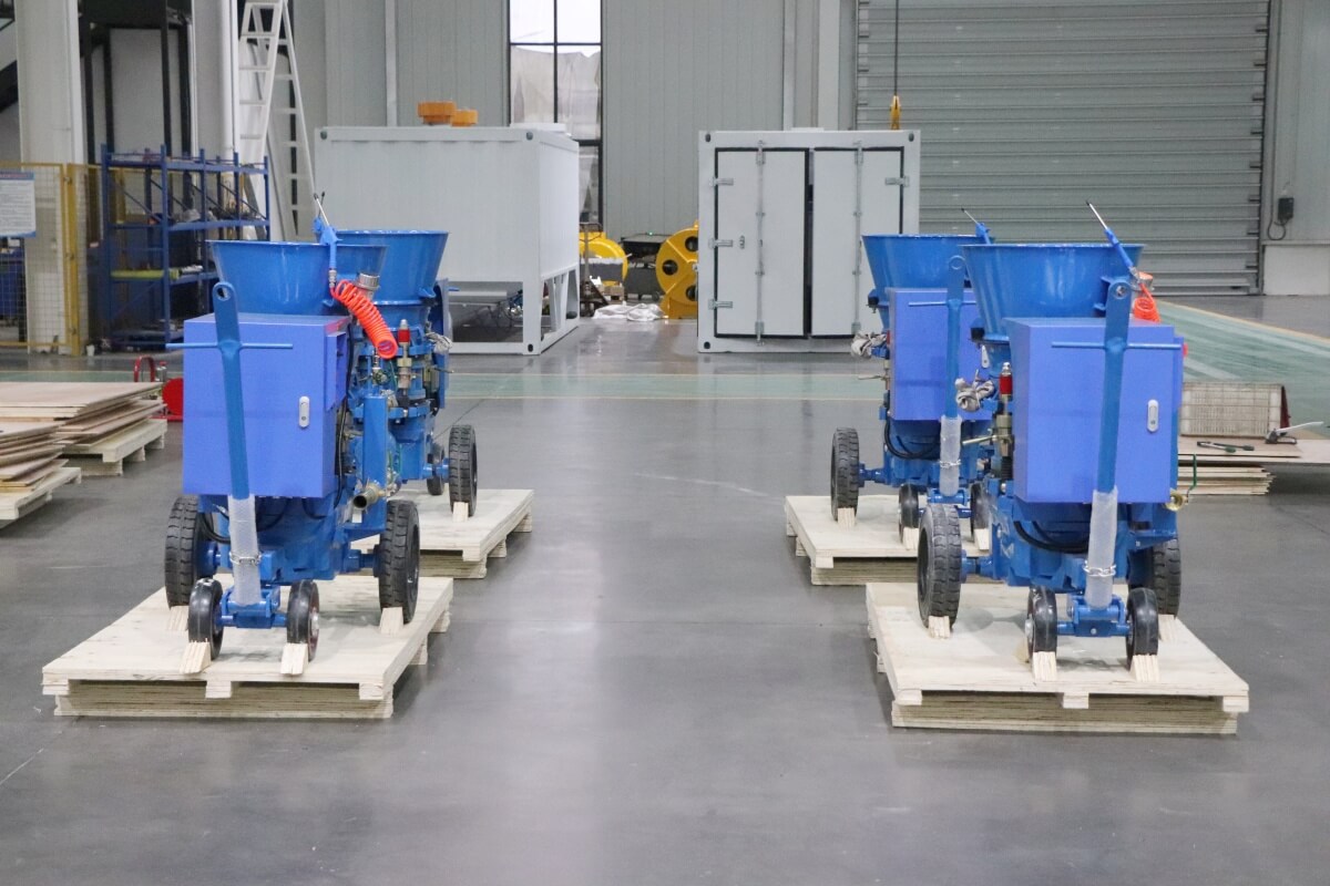 hot repair refractory gunning machine