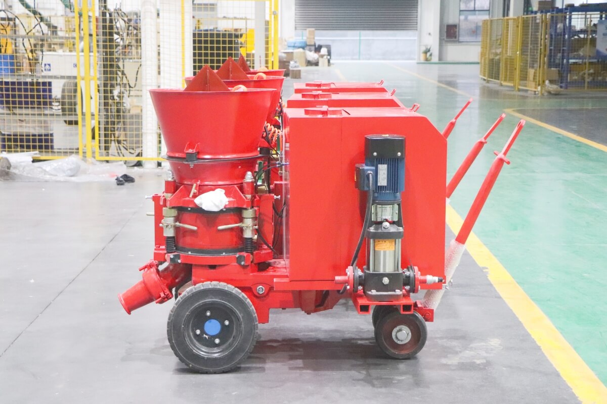 refractory guncrete machine