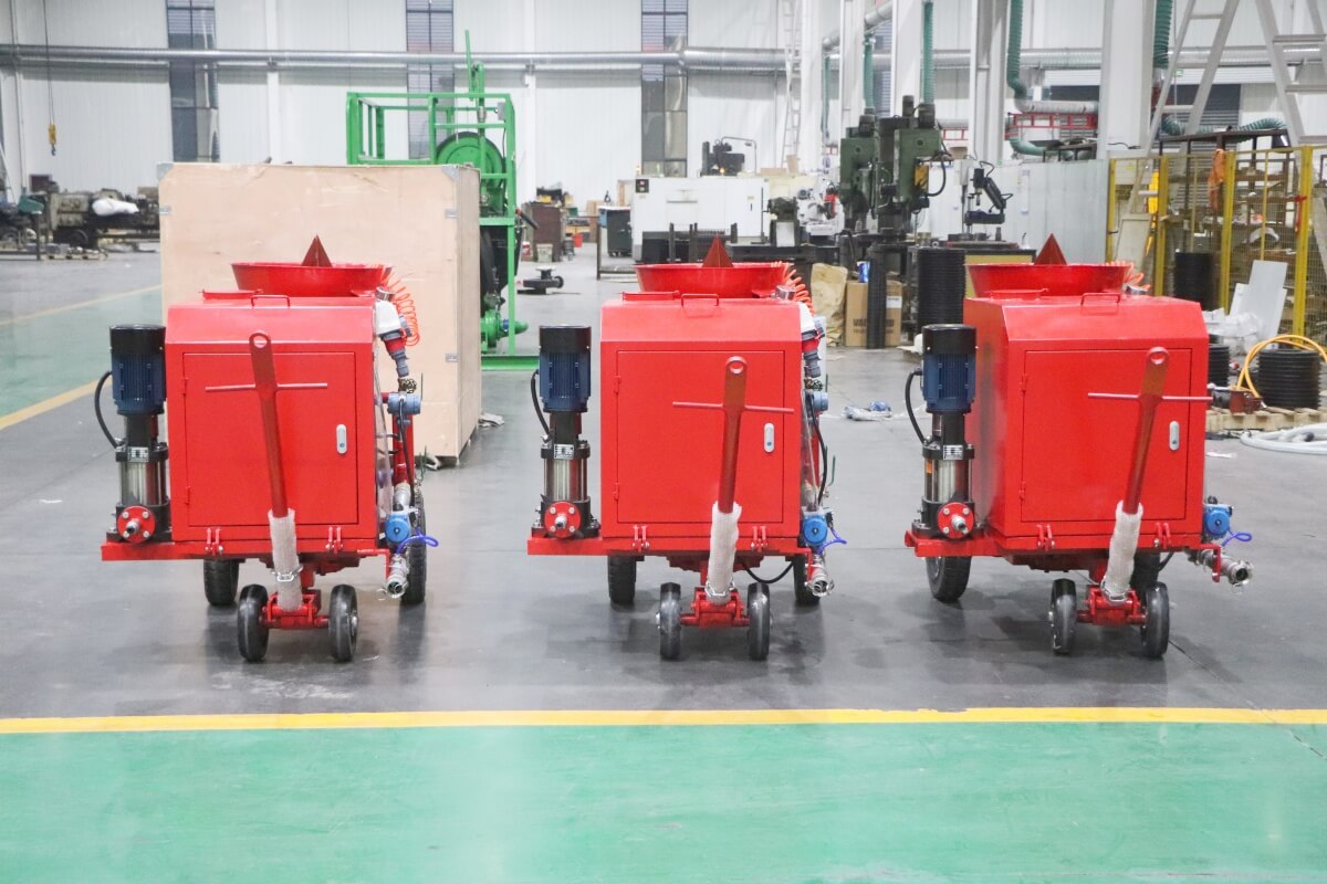 refractory shotcreting machine