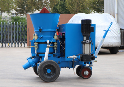 electric refractory gunite machine for lime plant