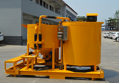 bentonite grout mixer with agitator