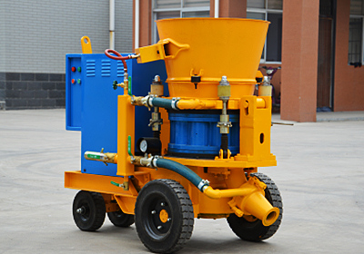 medium size concrete gunite machine