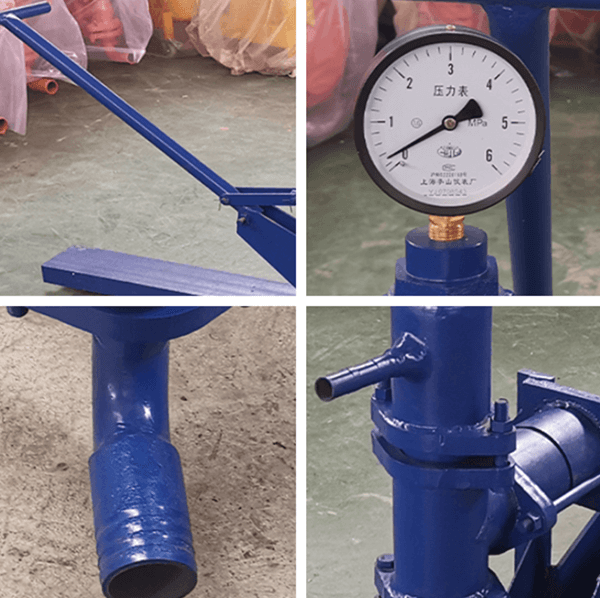 hand operated cement grouting pump details