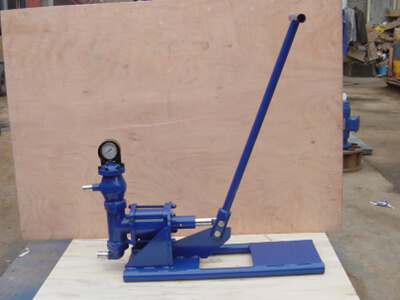 hand operated cement grouting pump