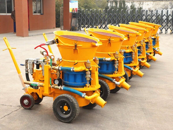 concrete spraying machine manufacturer