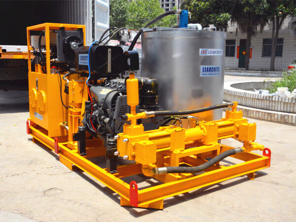 diesel driven grout plant unit