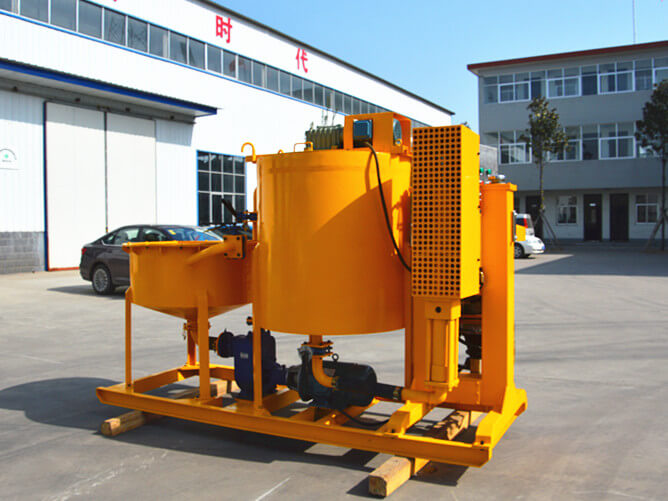 electric engine grout plant unit