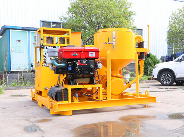 low pressure grout plant unit