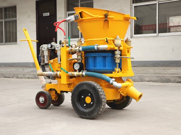 Pneumatic motor shotcrete machine for sale