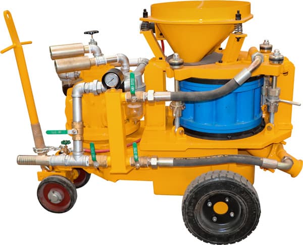 9m3/h pneumatic shotcrete machine