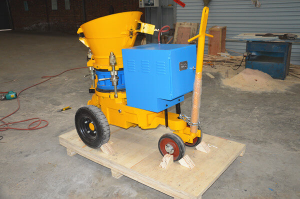 Affordable shotcrete machine for residential use
