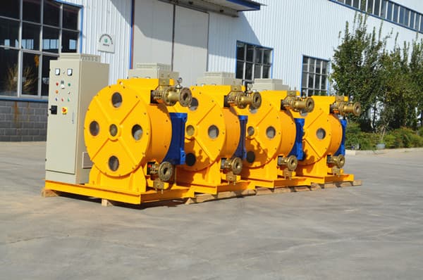 cases of industrial peristaltic hose pumps