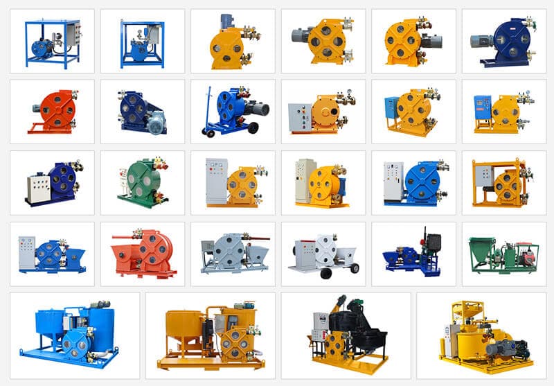 industrial peristaltic hose squeeze pumps