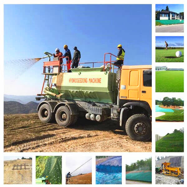 soil spraying technology in mine greening