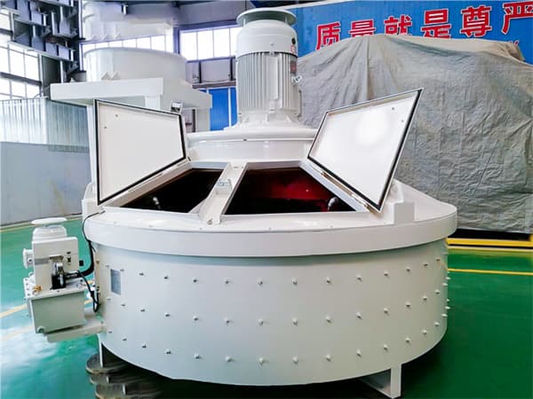 Hydraulic/ pneumatic discharge planetary concrete vertical shaft mixer 