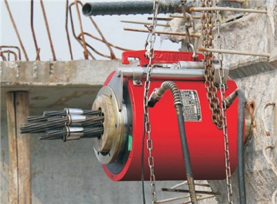 prestressed post tension jack for bridge