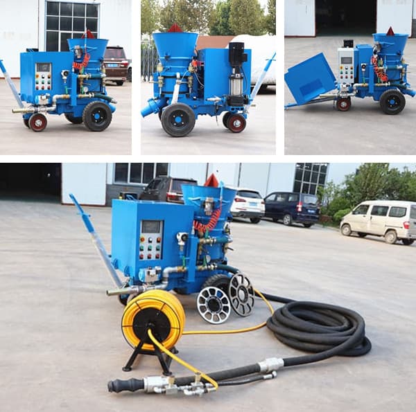 refractory gunning machine for castable installing