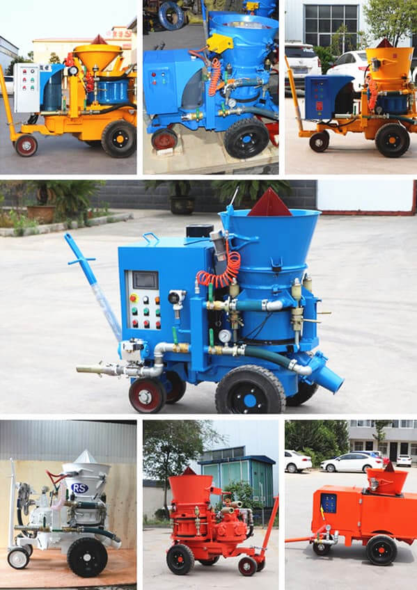 refractory gunning machine for steel factory