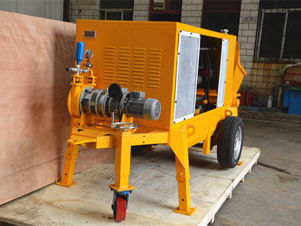 shotcrete machine for wet spraying