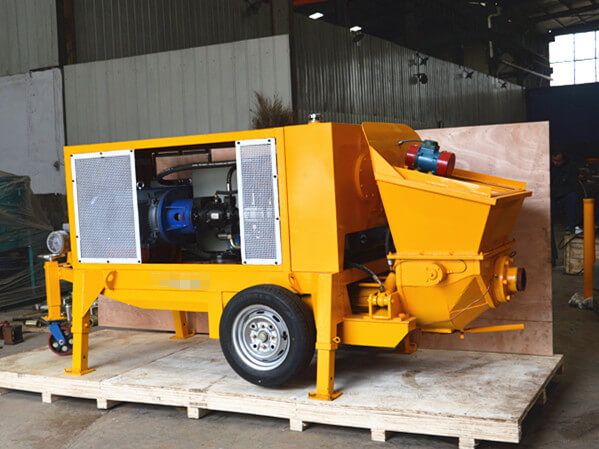 shotcrete machine for wet spraying