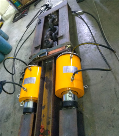 install hydraulic jack