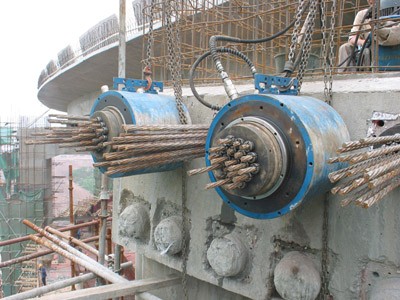 post tension hydraulic jack for bridge