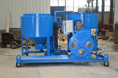 grout mixing and pumping unit