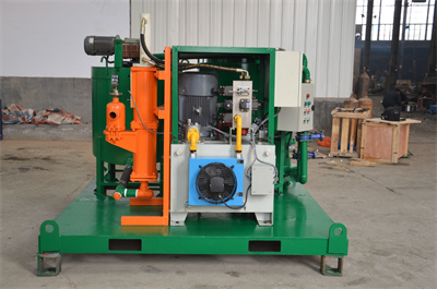 low pressure grout pumping plant