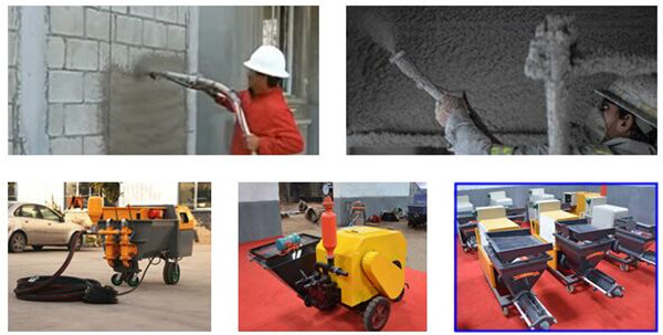 variety application of mortar spraying machine