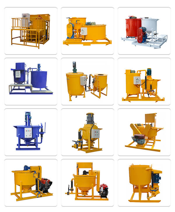 High shear high speed grout mixer