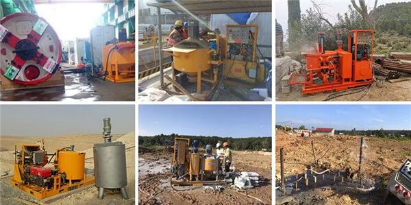 grout mixing plant for backfill grouting