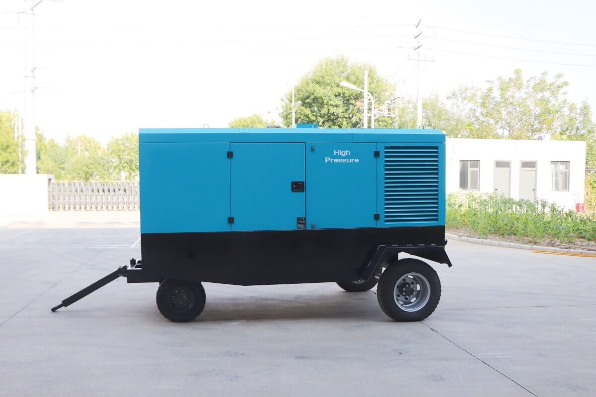 10 bar diesel screw compressor