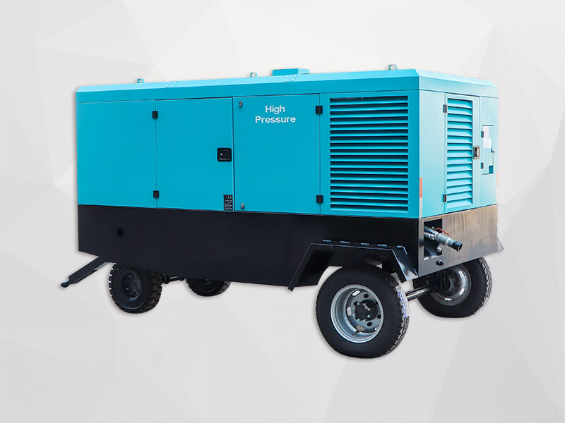 diesel powered screw compressor